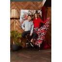Толстовка женская Hooded Full Zip красная, размер XXL для нанесения логотипа