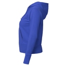 Толстовка женская Hooded Full Zip ярко-синяя, размер L для нанесения логотипа