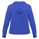 Толстовка женская Hooded Full Zip ярко-синяя, размер L для нанесения логотипа