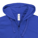 Толстовка женская Hooded Full Zip ярко-синяя, размер L для нанесения логотипа