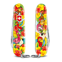 Набор для детей VICTORINOX "Попугай": перочинный нож 84 мм, шнурок на шею, книга-раскраска, красный для нанесения логотипа