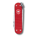 Нож-брелок VICTORINOX Classic SD Alox Colors "Sweet Berry", 58 мм, 5 функций, красный для нанесения логотипа