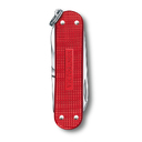 Нож-брелок VICTORINOX Classic SD Alox Colors "Sweet Berry", 58 мм, 5 функций, красный для нанесения логотипа