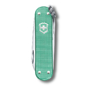 Нож-брелок VICTORINOX Classic SD Alox Colors "Minty Mint", 58 мм, 5 функций, мятный для нанесения логотипа