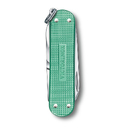 Нож-брелок VICTORINOX Classic SD Alox Colors "Minty Mint", 58 мм, 5 функций, мятный для нанесения логотипа