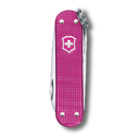Нож-брелок VICTORINOX Classic SD Alox Colors "Flamingo Party", 58 мм, 5 функций, лиловый для нанесения логотипа