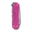 Нож-брелок VICTORINOX Classic SD Alox Colors "Flamingo Party", 58 мм, 5 функций, лиловый для нанесения логотипа