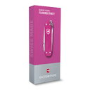 Нож-брелок VICTORINOX Classic SD Alox Colors "Flamingo Party", 58 мм, 5 функций, лиловый для нанесения логотипа