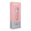 Нож-брелок VICTORINOX Classic SD Alox Colors "Cotton Candy", 58 мм, 5 функций, светло-розовый для нанесения логотипа