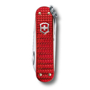 Нож-брелок VICTORINOX Classic SD Precious Alox "Iconic Red", 58 мм, 5 функций, красный для нанесения логотипа