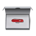Нож-брелок VICTORINOX Classic SD Precious Alox "Iconic Red", 58 мм, 5 функций, красный для нанесения логотипа