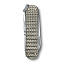 Нож-брелок VICTORINOX Classic SD Precious Alox "Infinite Grey", 58 мм, 5 функций, серый для нанесения логотипа