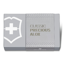 Нож-брелок VICTORINOX Classic SD Precious Alox "Infinite Grey", 58 мм, 5 функций, серый для нанесения логотипа