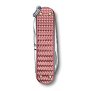 Нож-брелок VICTORINOX Classic SD Precious Alox "Gentle Rose", 58 мм, 5 функций, розовый для нанесения логотипа