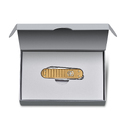 Нож-брелок VICTORINOX Classic SD Precious Alox "Brass Gold", 58 мм, 5 функций, золотистый для нанесения логотипа