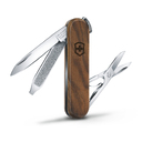 Нож-брелок VICTORINOX Classic SD, 58 мм, 5 функций, деревянная рукоять для нанесения логотипа