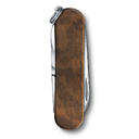 Нож-брелок VICTORINOX Classic SD, 58 мм, 5 функций, деревянная рукоять для нанесения логотипа