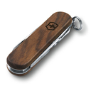 Нож-брелок VICTORINOX Classic SD, 58 мм, 5 функций, деревянная рукоять для нанесения логотипа