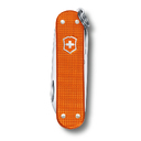 Нож-брелок VICTORINOX Classic Alox LE 2021, 58 мм, 5 функций, алюминиевая рукоять, оранжевый для нанесения логотипа