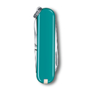 Нож-брелок VICTORINOX Classic SD Colors "Mountain Lake", 58 мм, 7 функций, тёмно-бирюзовый для нанесения логотипа