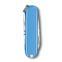 Нож-брелок VICTORINOX Classic SD Colors "Summer Rain", 58 мм, 7 функций, голубой для нанесения логотипа