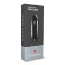 Нож-брелок VICTORINOX Classic SD Colors "Dark Illusion", 58 мм, 7 функций, чёрный для нанесения логотипа