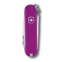 Нож-брелок VICTORINOX Classic SD Colors "Tasty Grape", 58 мм, 7 функций, фиолетовый для нанесения логотипа