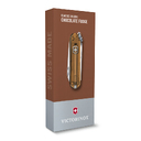 Нож-брелок VICTORINOX Classic SD Colors "Chocolate Fudge", 58 мм, 7 функций, карамельный для нанесения логотипа