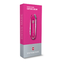 Нож-брелок VICTORINOX Classic SD Colors "Cupcake Dream", 58 мм, 7 функций, полупрозрачный розовый для нанесения логотипа