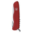 Нож перочинный VICTORINOX Cheese Master, 111 мм, 8 функций, с фиксатором лезвия, красный для нанесения логотипа