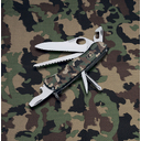 Нож перочинный VICTORINOX Trailmaster One Hand, 111 мм, 12 функций, с фиксатором лезвия, камуфляж для нанесения логотипа
