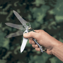 Нож перочинный VICTORINOX Trailmaster One Hand, 111 мм, 12 функций, с фиксатором лезвия, камуфляж для нанесения логотипа