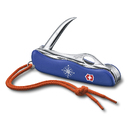 Нож перочинный VICTORINOX Skipper Pro, 111 мм, 12 функций, с фиксатором лезвия, со шнурком, синий для нанесения логотипа