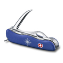 Нож перочинный VICTORINOX Skipper Pro, 111 мм, 12 функций, с фиксатором лезвия, со шнурком, синий для нанесения логотипа