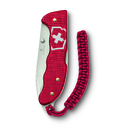 Нож охотника VICTORINOX Evoke Alox 130 мм, 5 функций, с фиксатором лезвия, красный для нанесения логотипа