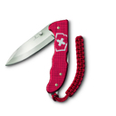 Нож охотника VICTORINOX Evoke Alox 130 мм, 5 функций, с фиксатором лезвия, красный для нанесения логотипа
