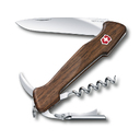 Нож перочинный VICTORINOX Wine Master, 130 мм, 6 функций, с фиксатором, рукоять из орехового дерева для нанесения логотипа