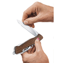 Нож перочинный VICTORINOX Wine Master, 130 мм, 6 функций, с фиксатором, рукоять из орехового дерева для нанесения логотипа