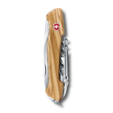 Нож перочинный VICTORINOX Wine Master, 130 мм, 6 функций, с фиксатором, рукоять из оливкового дерева для нанесения логотипа