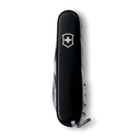 Нож перочинный VICTORINOX Spartan, 91 мм, 12 функций, чёрный для нанесения логотипа