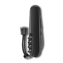 Нож перочинный VICTORINOX Spartan Onyx Black, 91 мм, 12 функций, чёрный, со шнурком в комплекте для нанесения логотипа
