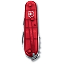 Нож перочинный VICTORINOX Spartan, 91 мм, 12 функций, полупрозрачный красный для нанесения логотипа