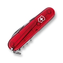 Нож перочинный VICTORINOX Spartan, 91 мм, 12 функций, полупрозрачный красный для нанесения логотипа