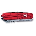 Нож перочинный VICTORINOX Swiss Champ, 91 мм, 33 функции, полупрозрачный красный для нанесения логотипа