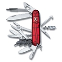 Нож перочинный VICTORINOX CyberTool M, 91 мм, 32 функции, полупрозрачный красный для нанесения логотипа
