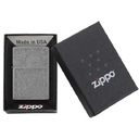 Зажигалка ZIPPO классическая с античным серебристым покрытием | Classic Antique Silver Plate, латунь/сталь, серебристая, матовая, 38x13x57 мм для нанесения логотипа