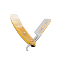 Бритва опасная Dovo, ручка - африканский коровий рог, 5/8", 1/1 для нанесения логотипа