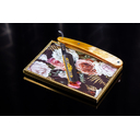 Бритва опасная Dovo, ручка - африканский коровий рог, 5/8", 1/1 для нанесения логотипа