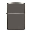 Зажигалка ZIPPO классическая с покрытием черный лед | Classic Black Ice®, латунь/сталь, чёрная, глянцевая, 38x13x57 мм для нанесения логотипа