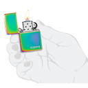 Зажигалка ZIPPO Логотип с разноцветным покрытием | Logo Multi Color, латунь/сталь, разноцветная, глянцевая, 38x13x57 мм для нанесения логотипа